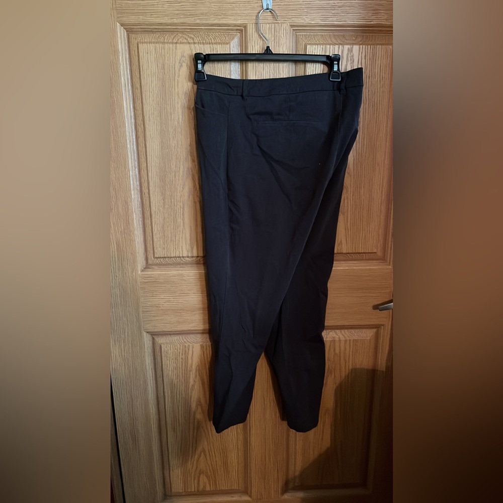 Black straight leg